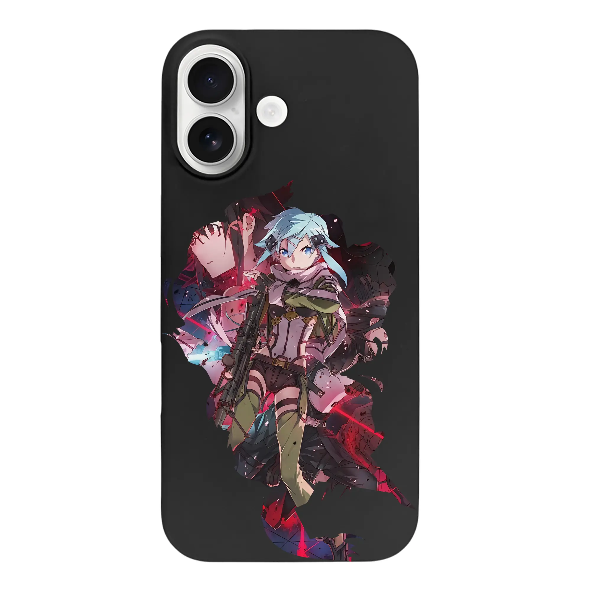 ソードアートオンライン グッズ シノン - iPhone 17 シリーズ シリコンケース 薄型 耐衝撃 指紋防止 ソフトタッチカバー 精密フィット 傷防止 保護ケース iPhone 17/17 Air/17 Pro/17 Pro Max 対応